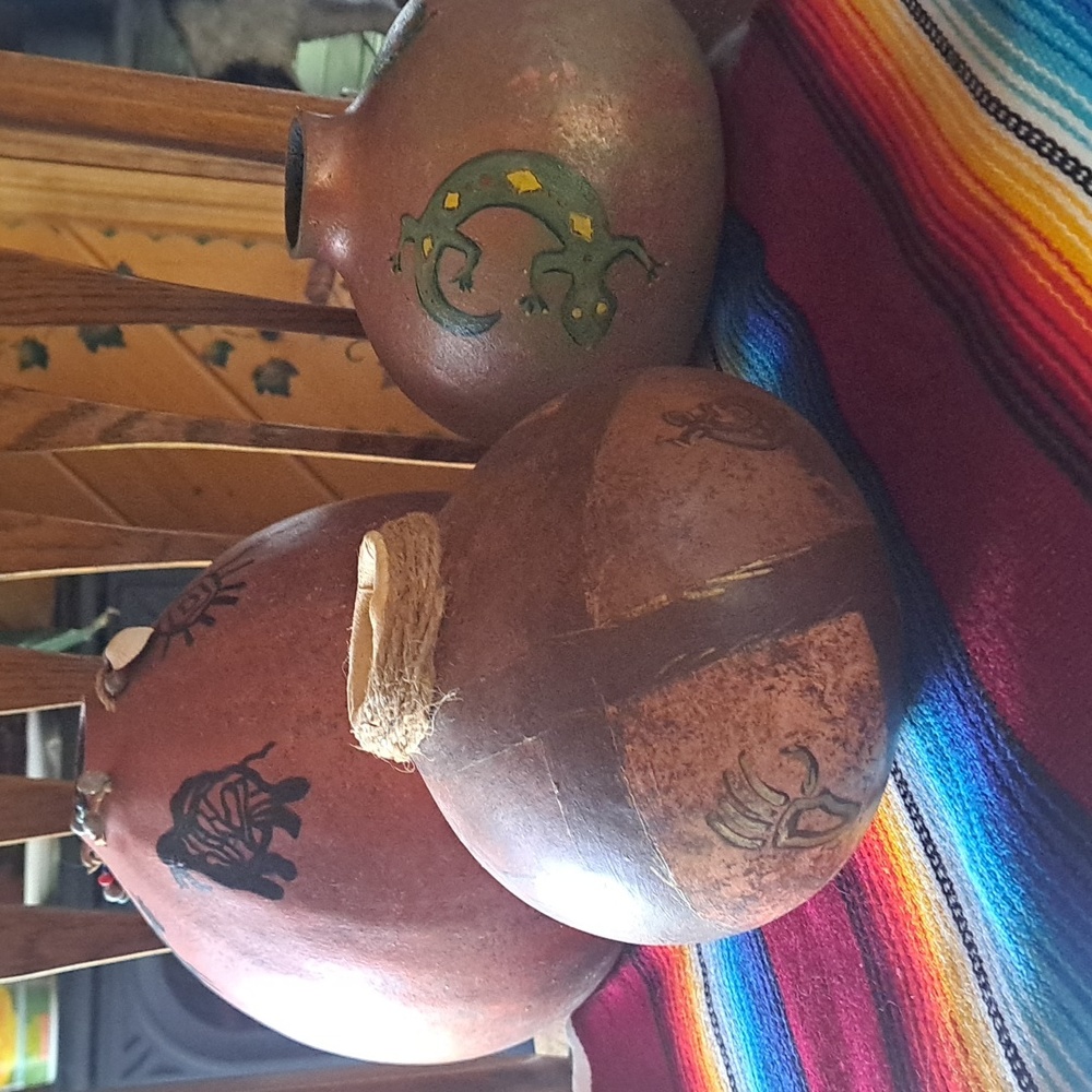Southwestern Gourd Vase Collection